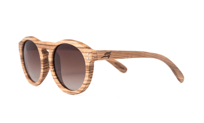 BARÚ Castanho Óculos de Sol de Madeira PICA·PAU Woodcraft