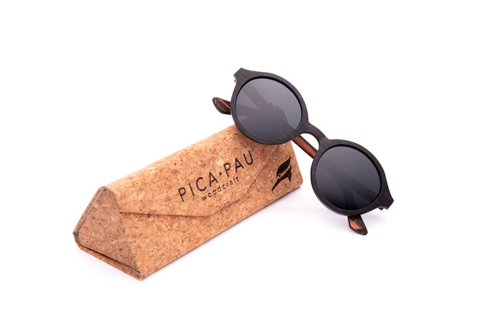 ÉBANO Óculos de Sol de Madeira PICA·PAU Woodcraft