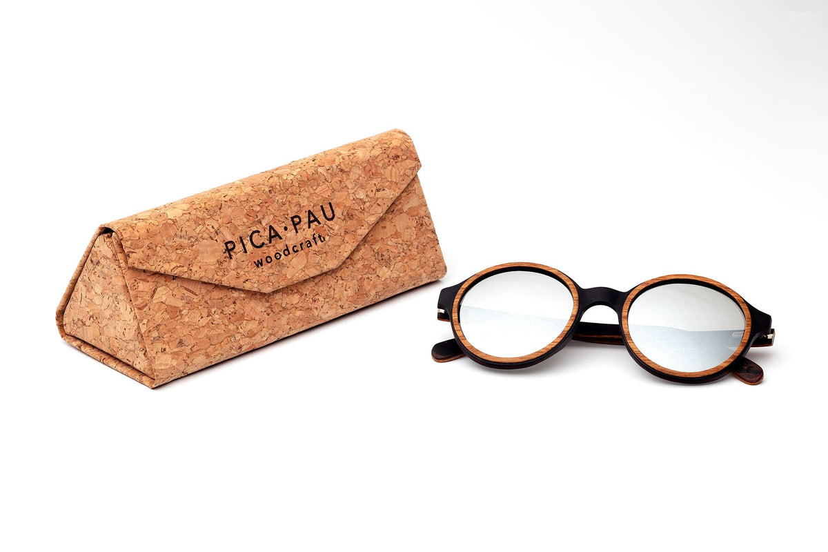 PATCHAMAMA Cinza Óculos de Sol de Madeira PICA·PAU Woodcraft