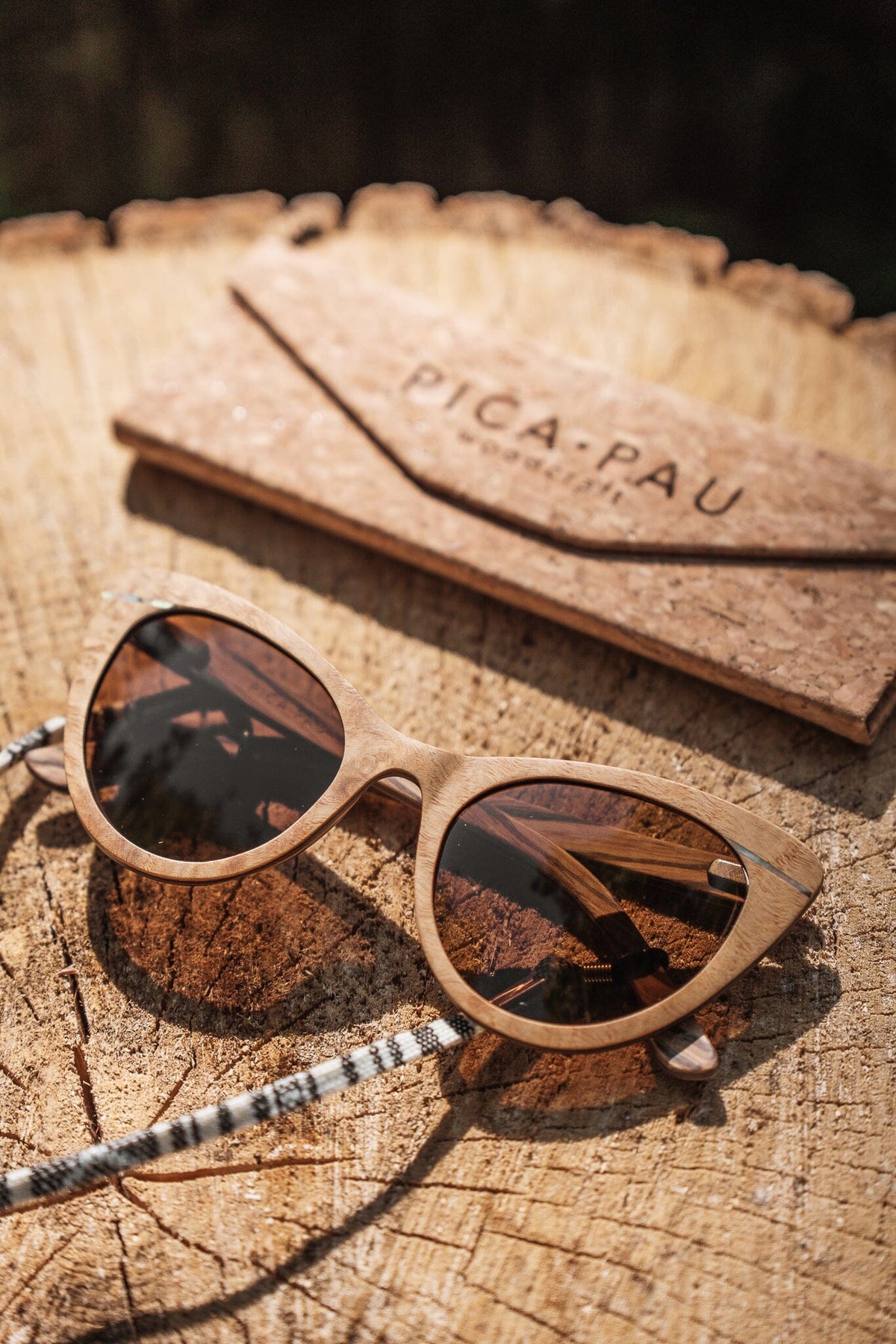 PEARL Óculos de Sol de Madeira PICA·PAU Woodcraft